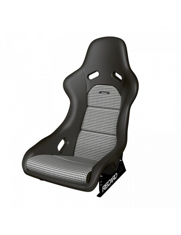 Fotel Sportowy RECARO Rennschalen (ABE) / Racing shells (ABE) Pole Position Classic Line Leather Black / Pepita