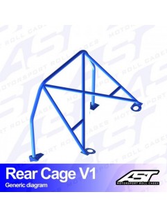 Roll Bar AUDI Coupe (B2) 2-drzwiowa Coupe Quattro tylna klatka V1