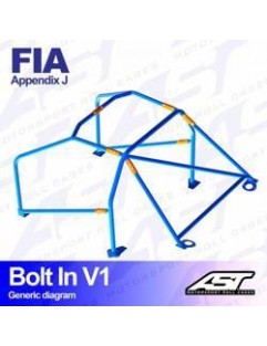 Klatka bezpieczeństwa AUDI Coupe (B2) 2-drzwiowa Coupe Quattro skręcana w V1