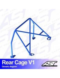 Roll Bar AUDI Coupe (B2) 2-drzwiowa Coupe FWD tylna klatka V1