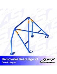 Roll Bar BMW 1-Series (E81) 3-drzwiowa Hatchback RWD demontowalna tylna klatka V1