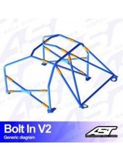 Klatka bezpieczeństwa CITROËN C2 (Ph 1/2 ) 3-drzwiowa Hatchback skręcana w V2