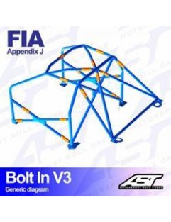 Klatka bezpieczeństwa CITROËN C2 (Ph 1/2 ) 3-drzwiowa Hatchback skręcana w V3