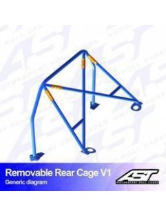 Roll Bar MwI Classic 2-drzwiowa Hatchback demontowalna tylna klatka V1