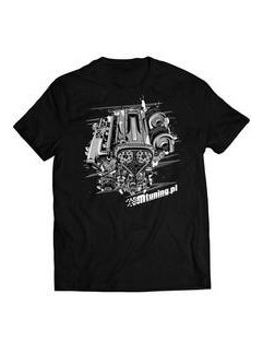 Koszulka T-Shirt MTuning Czarna Engine RB25 S