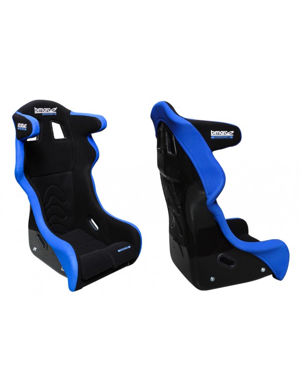 Fotel Sportowy Bimarco Phantom Welur Blue-Black FIA