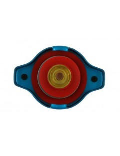 Radiator filler cap with thermometer D1Spec 15mm 1.1Bar Blue