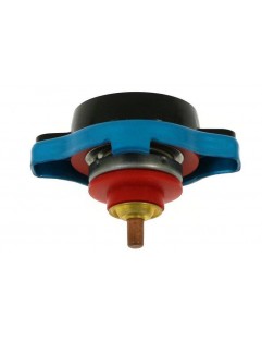 Radiator filler cap with thermometer D1Spec 15mm 1.1Bar Blue