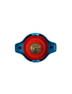 Radiator filler cap with thermometer D1Spec 15mm Blue 0.9Bar