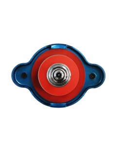 Radiator filler cap with thermometer D1Spec 15mm Blue 1.3Bar