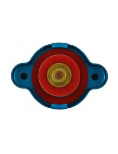 Radiator filler cap with thermometer D1Spec 28mm 1.1Bar Blue