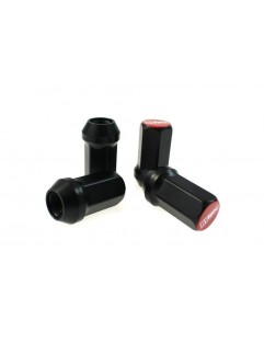 Nuts M12x1.25 Alu D1Spec Orginal Black / Red Cone