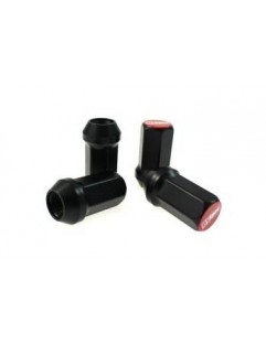 Nuts M12x1.25 Alu D1Spec Orginal Black / Red Cone