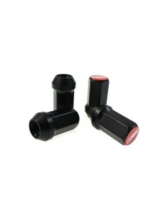 Mutterit M12X1.5 ALU D1SPEC Orginal Black / Red Cone