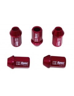 Nuts M12x1.25 Alu 40mm D1Spec Orginal Red Cone