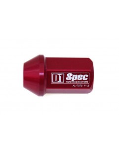 Nuts M12x1.25 Alu 40mm D1Spec Orginal Red Cone