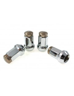 Nuts M12x1.25 Steel 30mm D1Spec Orginal Silver / Titanium Cone