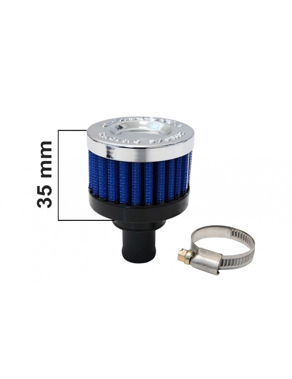 Moto Conical filter SIMOTA 12 mm Blue