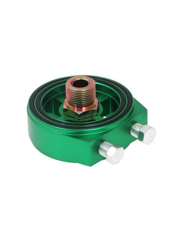 TurboWorks oil filter adapter green