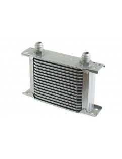 Oil cooler kit Slim 16-rows 140x125x50 AN10 silver