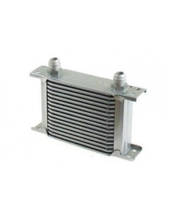 Oil cooler kit Slim 16-rows 140x125x50 AN8 silver