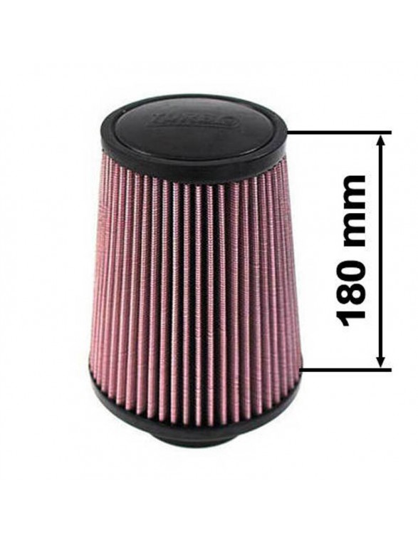 Conical filter TURBOWORKS H: 180mm OPEN: 60-77mm Purple