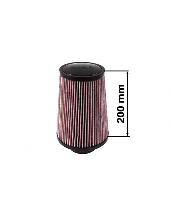 Conical filter TURBOWORKS H: 200mm OPEN: 60-77mm Purple