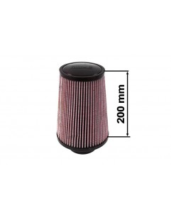 Conical filter TURBOWORKS H: 200mm OPEN: 60-77mm Purple