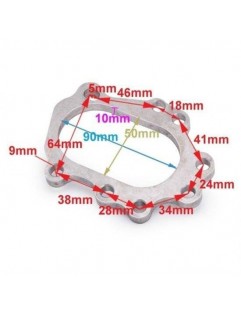 Downpipe flange GT25 GT28R T25 T28