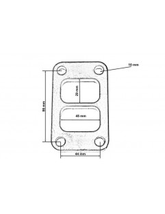 T3 Twin turbo flange