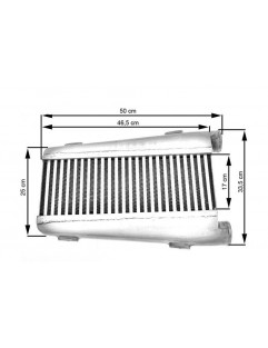 Intercooler TurboWorks 460x150x70 2,5 "ensidig