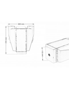 Intercooler vesiurboworks 255x115x115 3 "2x90st