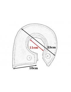 Thermal insulation blanket for T6 Titanium turbines, type 1