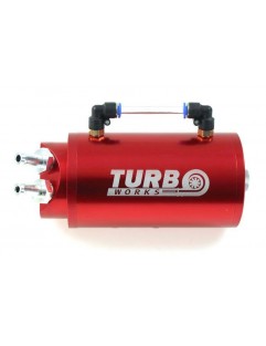 Oil catch tank TurboWorks 10mm Red