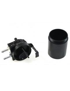 Oil catch tank 0.3L 10mm / 15mm TurboWorks PR Black