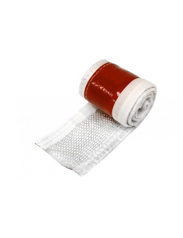 Red thermal cover for cables 10mm 100cm