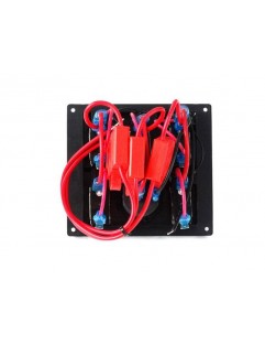 Switch panel 12V SPST / ON-OFFx5, 1xGZ, 3B 15A IP68