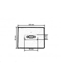 1x15PIN VGA 12 / 24V pekskärmspanel