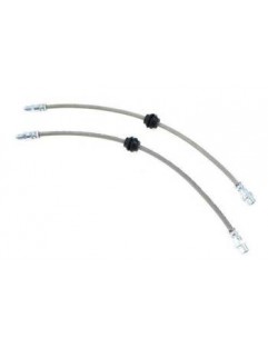 Steel braided brake lines kit Honda Civic AG AH / Civic Shuttle AN (1984-1988) FRONT TurboWorks