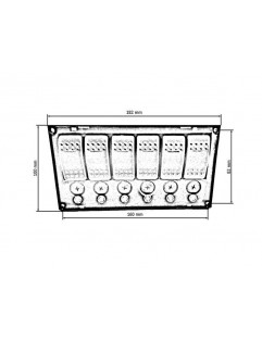 Switches 12 / 24V IP68 (ON) -OFFx1, ON-OFFx5, 3B 5A, 2B 10A, 1B 15A