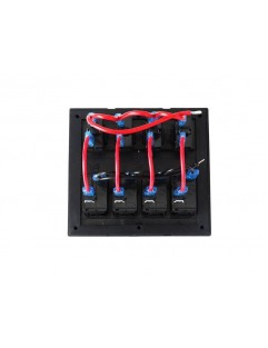 Switches 12 / 24V IP68 ON-OFFx4, 4xB 2x5A 1x10A 1x15A