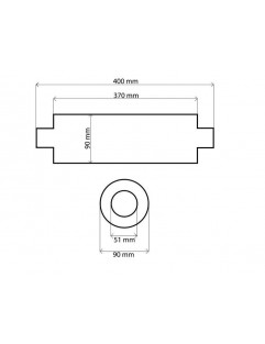 Centerljuddämpare 51 mm TurboWorks RS 304SS