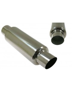 TurboWorks End Muffler 76mm inlet 76mm