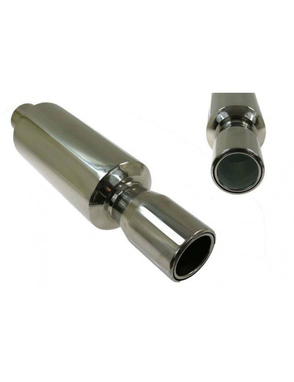 TurboWorks End Muffler 100mm, input 63.5mm