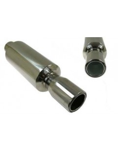 TurboWorks End Muffler 100mm, input 63.5mm