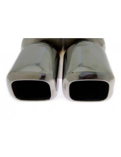 TurboWorks End Muffler 2x76x86mm, input 63.5mm