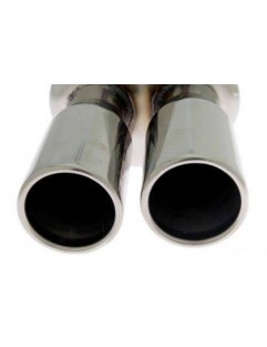 TurboWorks End Muffler 2x76mm, input 63,5mm