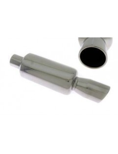 TurboWorks 76mm End Muffler, 57mm input