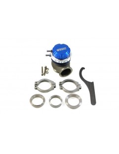 External Wastegate TurboWorks 38mm 0.5 Bar V-Band Blue