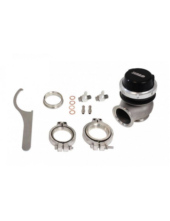 External Wastegate TurboWorks 40mm 0.5 Bar V-Band Black